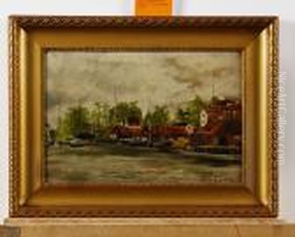 Batar I Hamn Oil Painting by Artur Bianchini