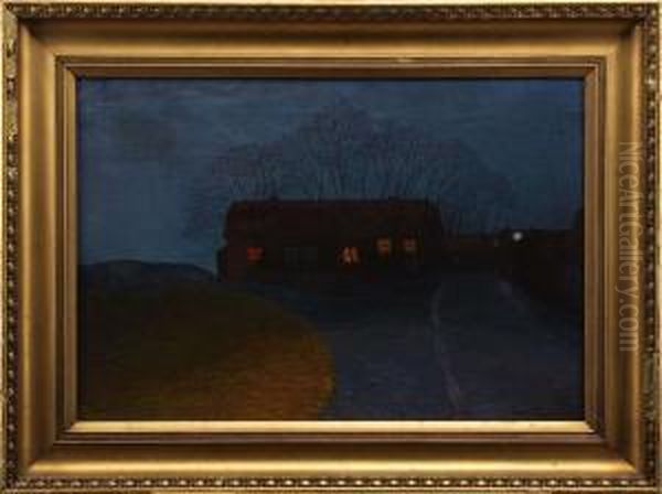 Arthur : Mansgarden Oil Painting by Artur Bianchini