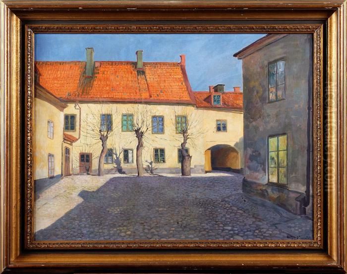 Innergard Oil Painting by Artur Bianchini