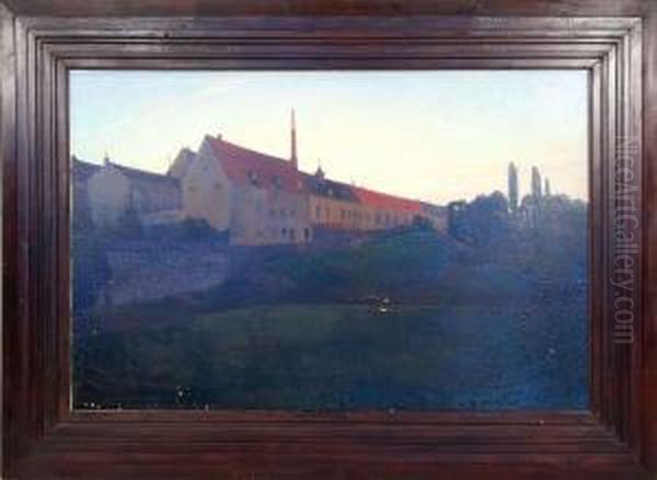 Signerad Arthur Bianchini Oil Painting by Artur Bianchini