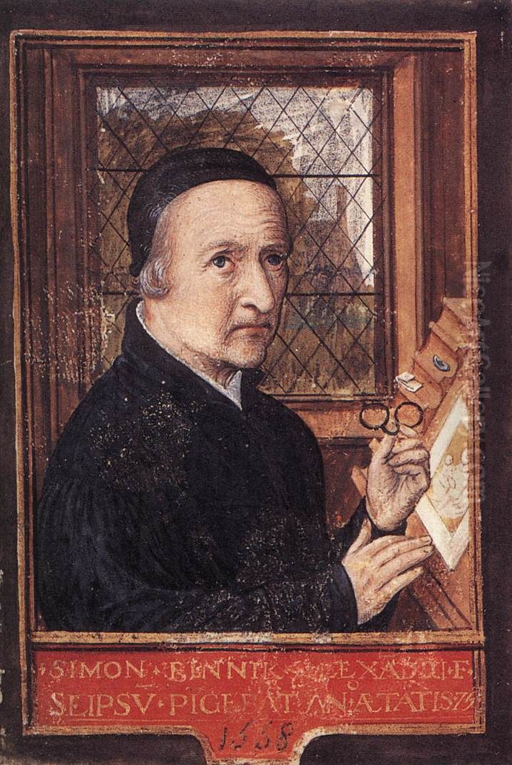 Self-Portrait Oil Painting by Simon Bening