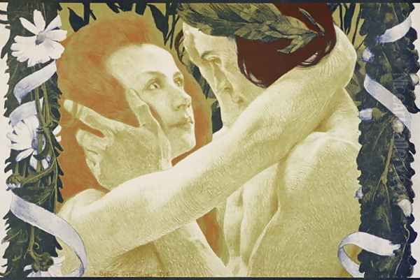 The Enigma, 1898, from 'L'Estampe Moderne' 1897-99 Oil Painting by Henri Jules Ferdinand Bellery-Desfontaines