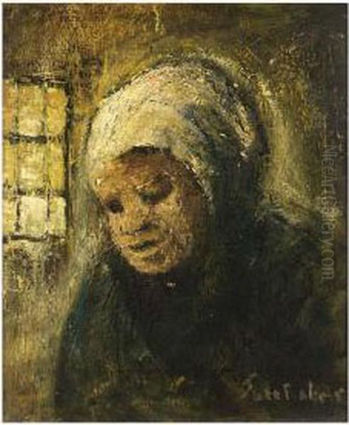 Portrait Of A Peasant Woman Oil Painting by Suze Robertson