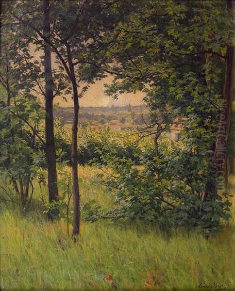 Matinee Ensoleille Oil Painting by Henri Biva