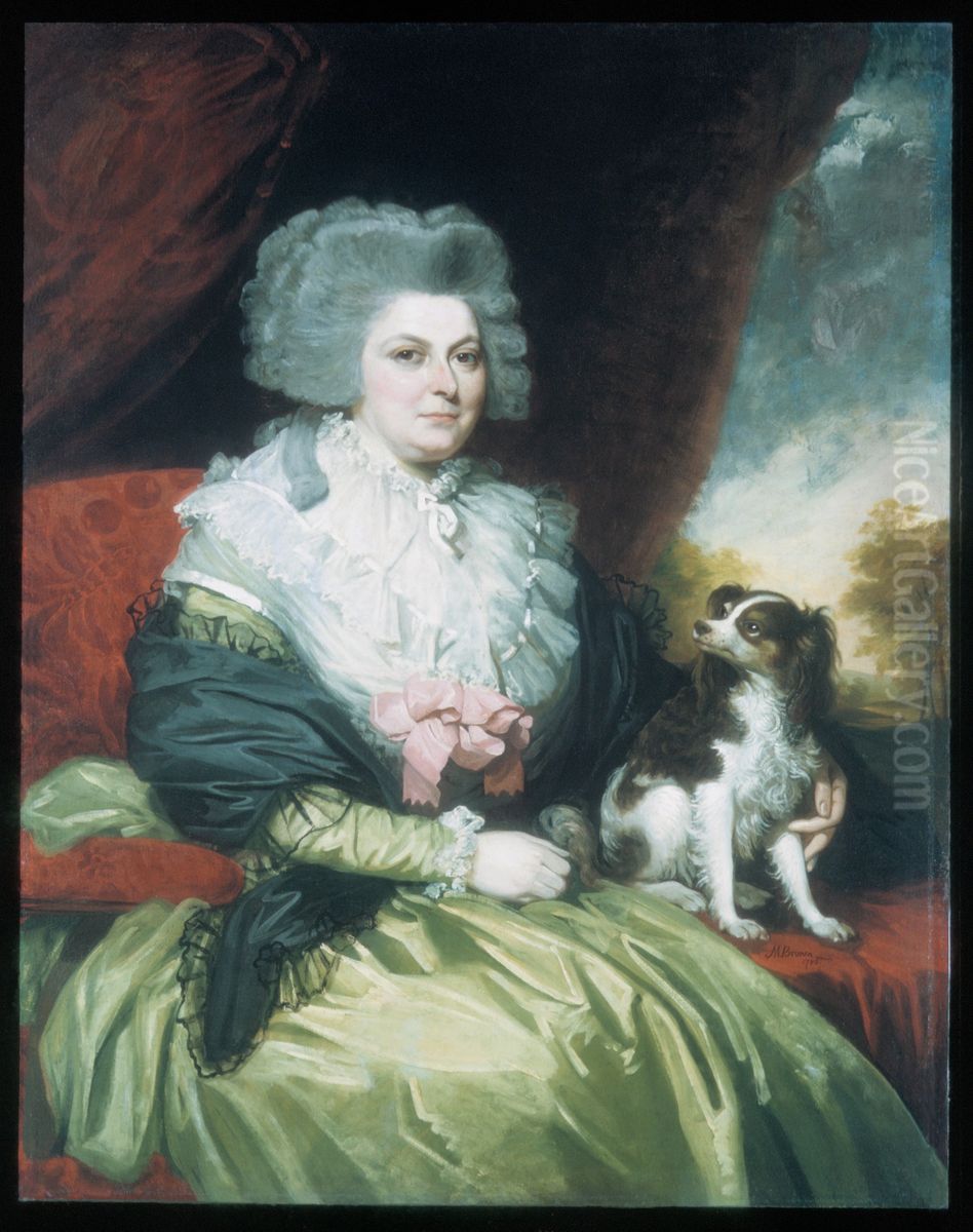 Lady with a Dog Oil Painting by Mather Brown