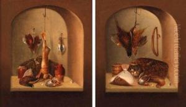 Larder Scenes Oil Painting by Benjamin Blake