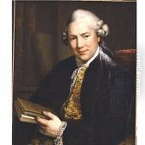 Portrait Of A Gentleman Oil Painting by Louis Gabriel Blanchet