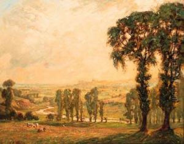 Summer Afternoon, Arundel Oil Painting by Emily Beatrice Bland