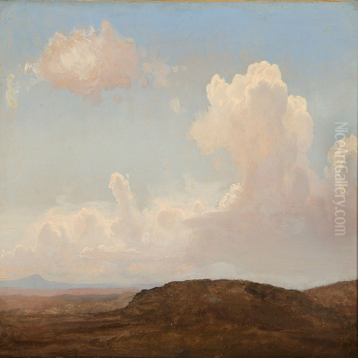 View Of The Romancampagna Oil Painting by Carl Heinrich Bloch