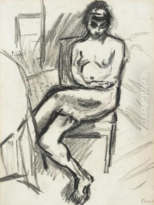 Nude Oil Painting by Martin Bloch