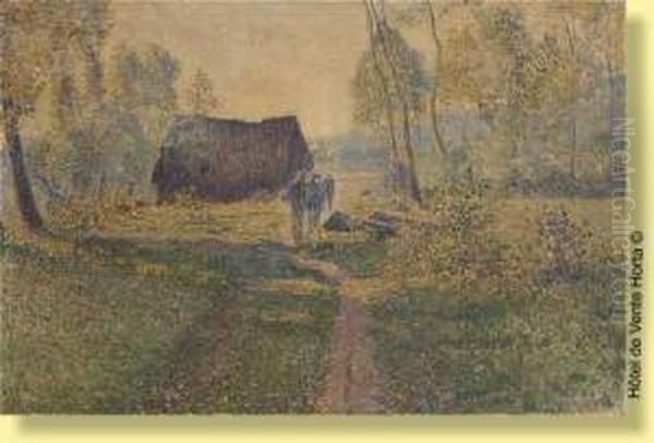 Retour Des Champs Oil Painting by Anna Boch