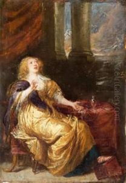 Madeleine Repentante Oil Painting by Jan van Boeckhorst