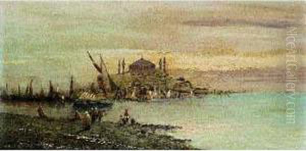 Constantinople Oil Painting by Ferdinand Bonheur