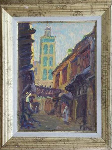 Rue De Fez Oil Painting by Primitif Bono