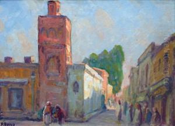 Le Marche Randon Oil Painting by Primitif Bono