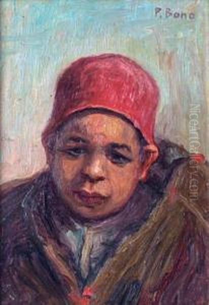 Jeune Oranais Oil Painting by Primitif Bono