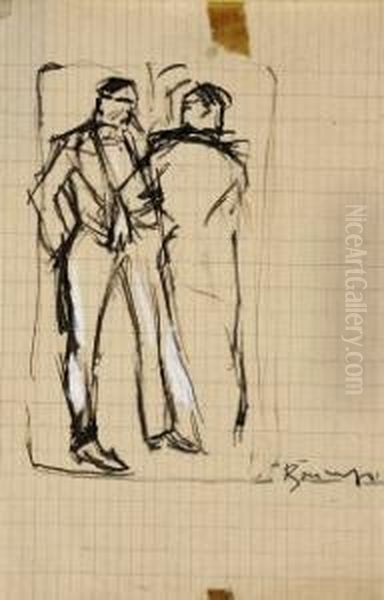 Figure Oil Painting by Aroldo Bonzagni