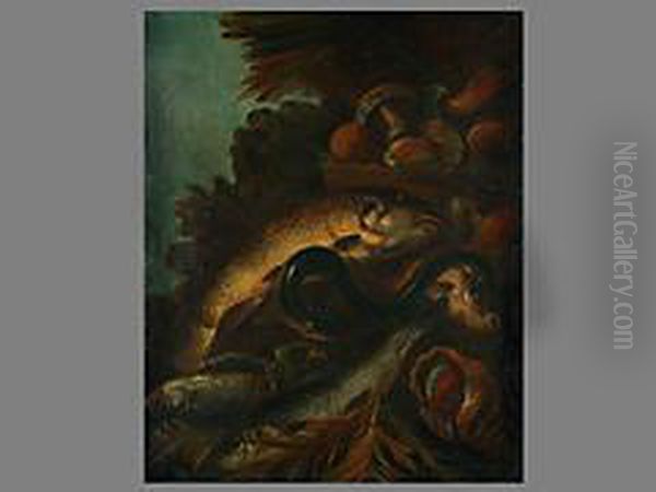 Meeresfruchte Und Gemuse Oil Painting by Felice Boselli