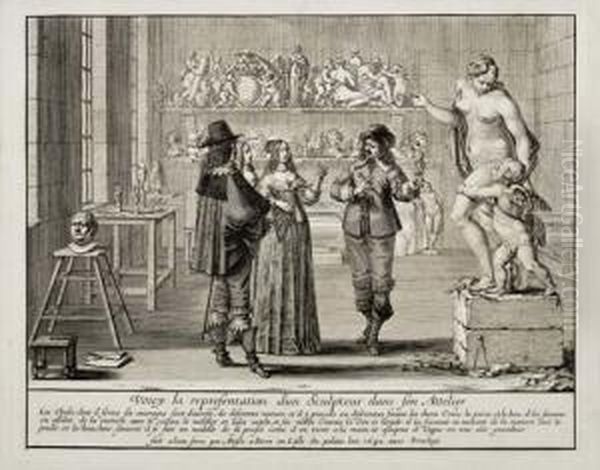 Voicy La Representation D'un Sculpteur Dans Son Atelier
Pancake Seller Oil Painting by Abraham Bosse