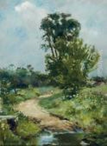The Path Home Oil Painting by Joseph Henry Boston
