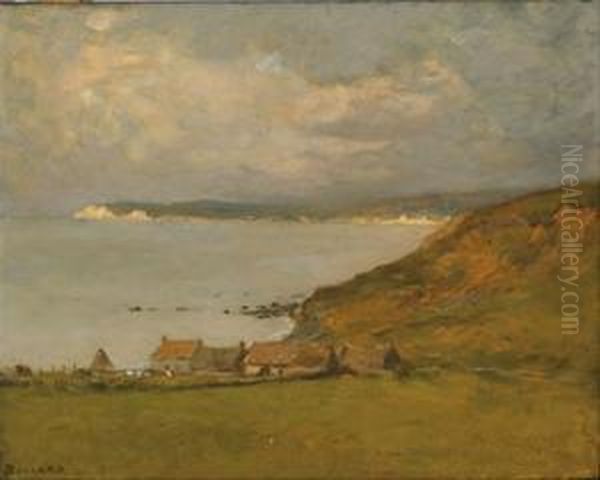 White Cliffs Of Dover Oil Painting by Auguste Boulard