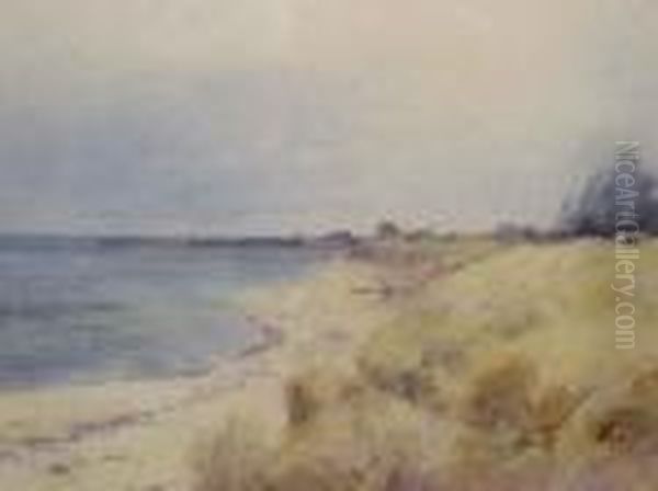 Brighton Beach Oil Painting by Arthur Merric Boyd