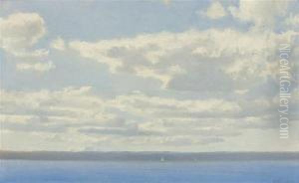 Summer Sailing Oil Painting by William Bradford