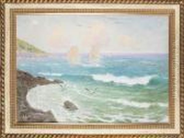 Wybrzeze Capri Oil Painting by Roman Bratkowski