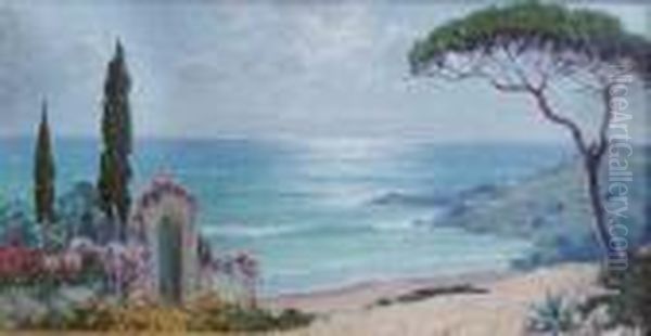 Capri Oil Painting by Roman Bratkowski