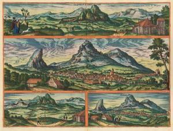 And Franz Hogenberg. Archidona Oil Painting by Georges Braun