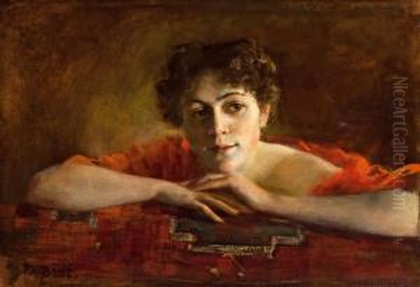 Madchen Oil Painting by Ferdinand Max Bredt