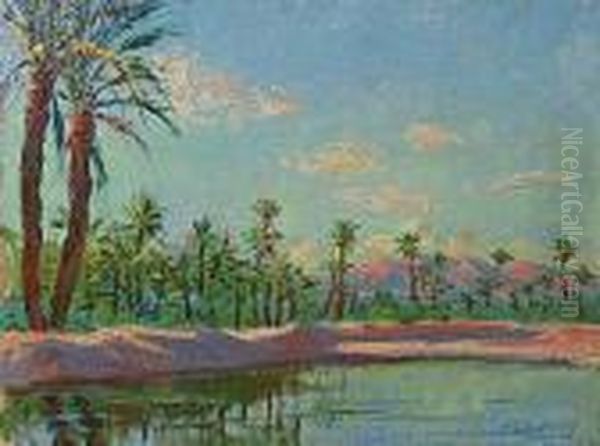 La Palmeraie Oil Painting by Matteo Brondy