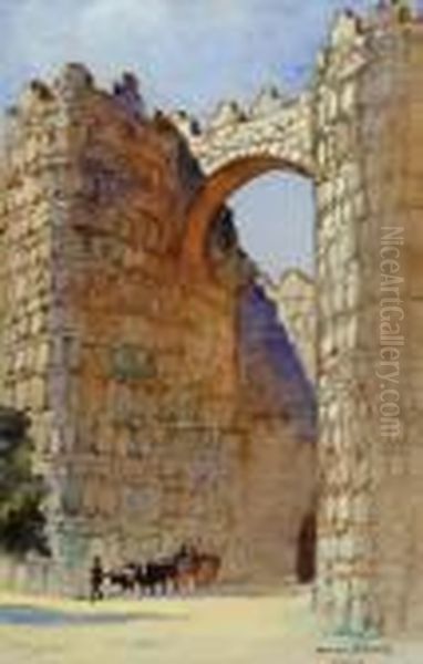 Puerta De Avila Oil Painting by Matteo Brondy