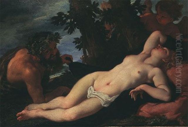 Bacchus and Ariadne Oil Painting by Antonio Bellucci