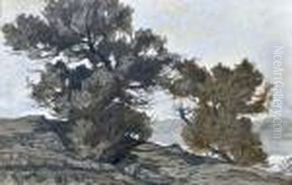 Les Bords Sauvages Oil Painting by Eugene Brouillard