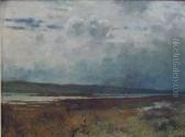 Storm Clouds Oil Painting by Alexander Kellock Brown