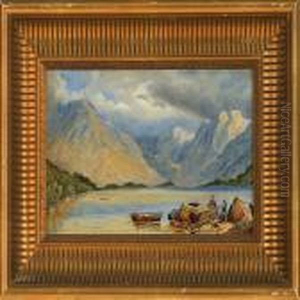 From The Scottish Highland Oil Painting by John Alfred Arnesby Brown