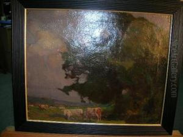 Arnesbybrown Oil Painting by John Alfred Arnesby Brown