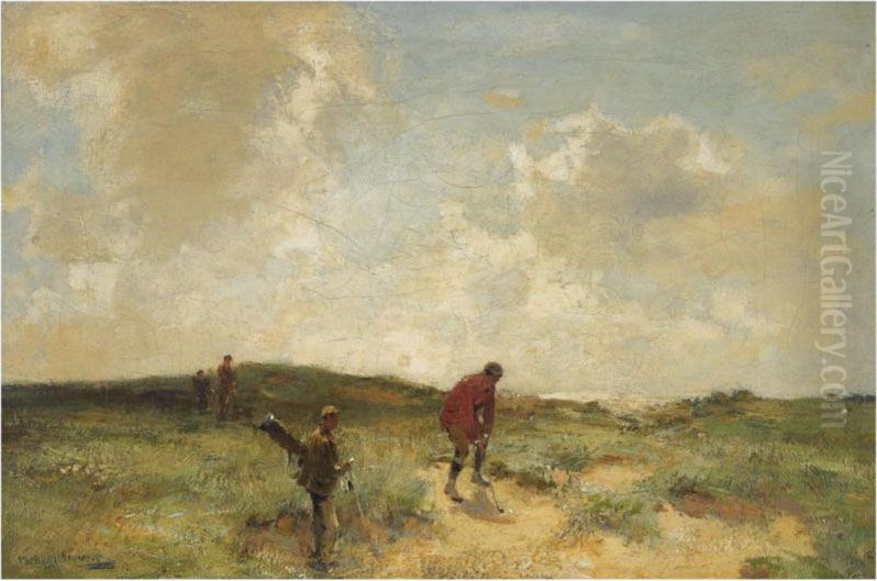 Leven Links Oil Painting by Michael Brown