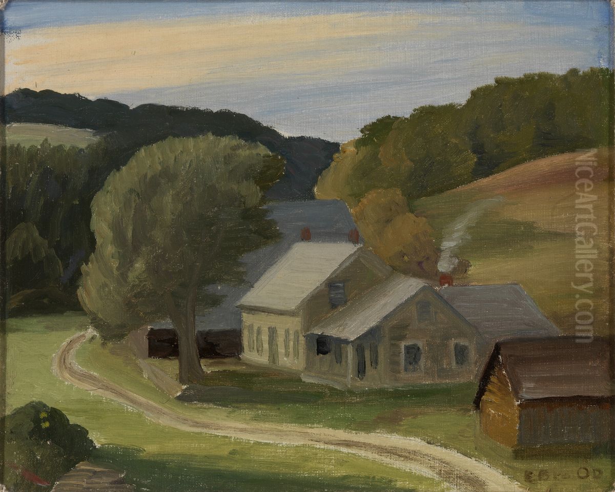 Landscape Oil Painting by Edward Bruce