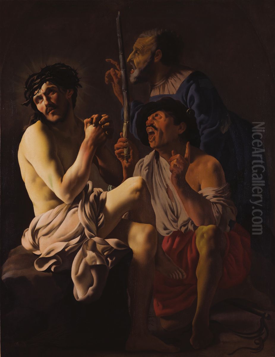 The Mocking of Christ Oil Painting by Hendrick Ter Brugghen