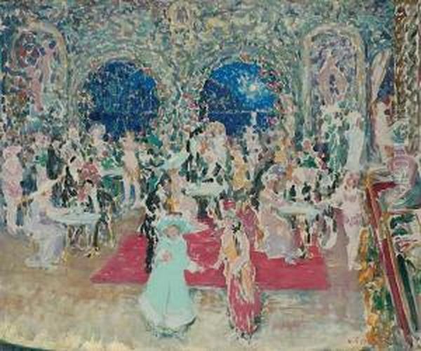 At The Ball Oil Painting by Everett Lloyd Bryant