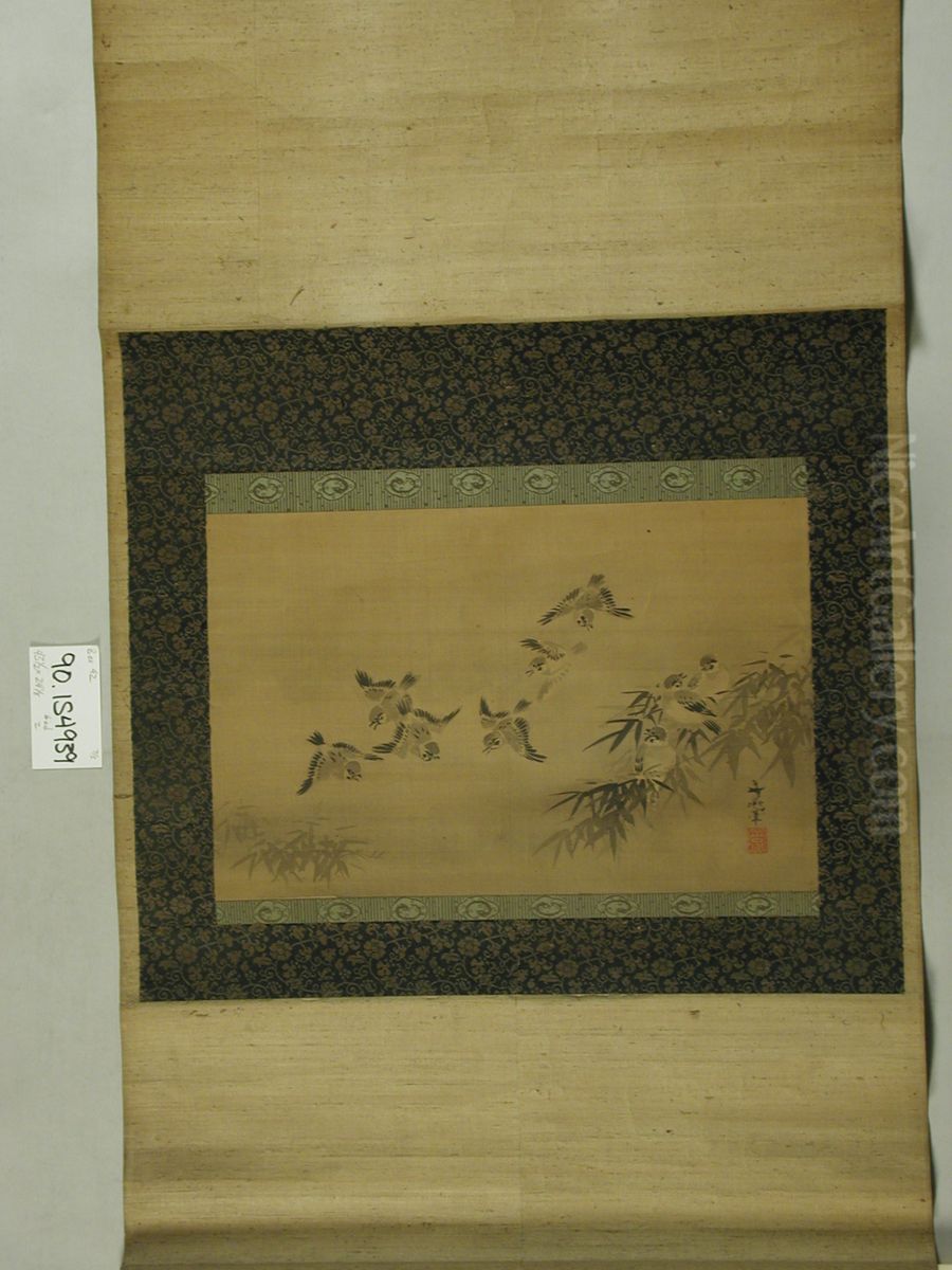 Kakemono Oil Painting by Tani Buncho
