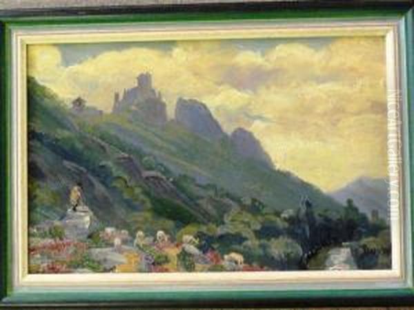 Le Chateau Oil Painting by Maurice Busset