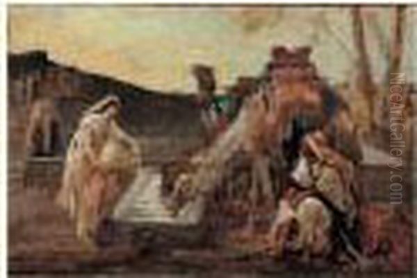 La Halte Oil Painting by Alexandre Cabanel