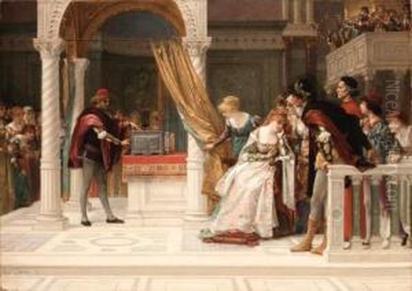 The Merchant Of Venice Oil Painting by Alexandre Cabanel