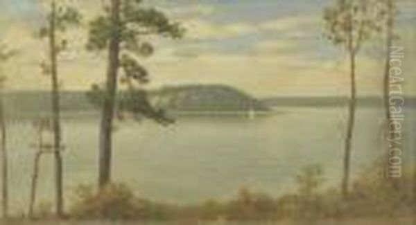 Long Pond. Oil Painting by Charles Drew Cahoon
