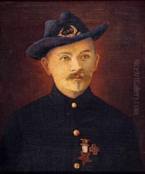 Untitled Oil Painting by Charles Drew Cahoon