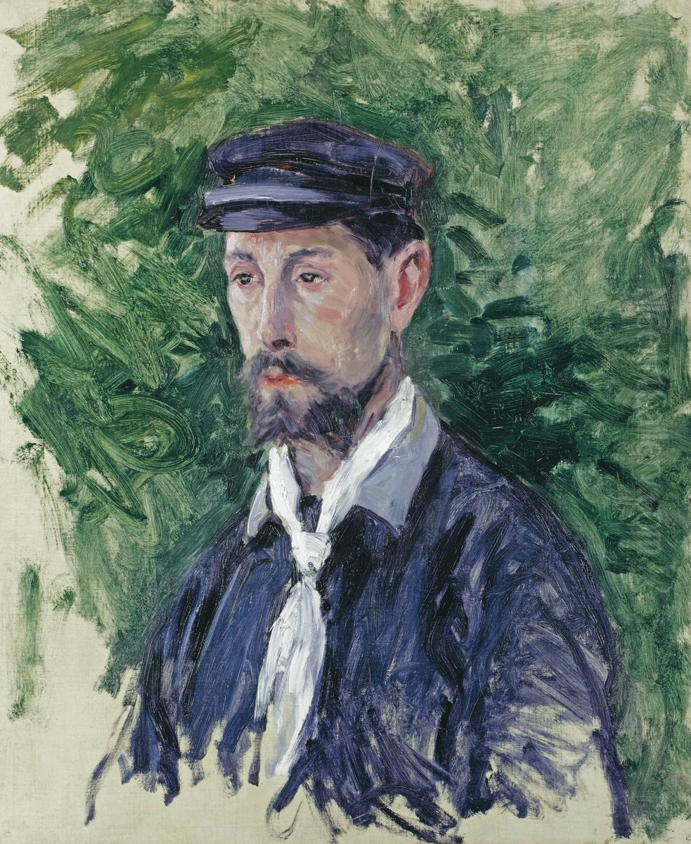 Portrait D'eugene Lamy Oil Painting by Gustave Caillebotte