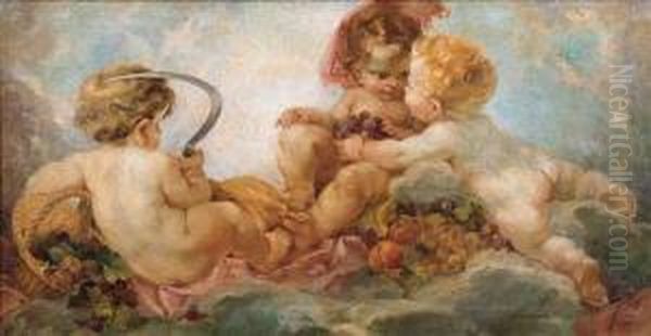 Allegoria Della Primavera Oil Painting by Antonio Calcagnadoro